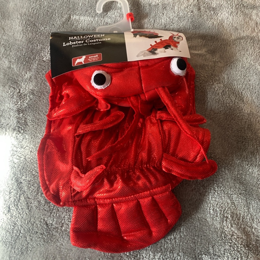 Size Small Pet Halloween Costume Red Lobster Dog Cat Celebrate New